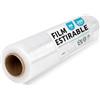 m-office Pellicola trasparente per imballaggio, plastica coperta, pellicola trasparente per imballaggio di scatole di traslochi, proteggere mobili e spedizioni, dimensioni 50 cm x 200 m estensibile · m-office