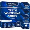 BetterWhite Professional Teeth Whitening Strips 7 Treatments - Enamel Safe - Non-Sensitive Formula - 14 Peroxide-Free Whitening Strips - Dentist Formulated Teeth Whitening Kit