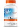 Doctor's Best, L-Tyrosine, 500mg, 120 Capsule vegane, Aminoacido, Testato in Laboratorio, Senza Glutine, Senza Soia, Vegetariano