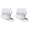 B.K.Licht Lampadine LED luce calda, 5W (equivalente a 40W), attacco E14, confezione da 10, 470 lumen, 3000 K, luci a candela per plafoniere e lampade