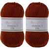 Utopia Crafts DK Double Knitting Yarn 100g (Cherry Wood) (Confezione da 2)