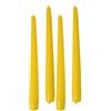 Cereria Di Giorgio 10 Candele coniche Cereria di Giorgio Ø 2,2 cm Altezza 25 cm - Candele Decorative per la casa - Colore Senape - Durata 7 Ore - Inodore - Cera vegana Naturale - Senza Olio di Palma - Made in Italy