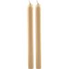 Cereria Di Giorgio Candele cilindriche Colore Pieno Ø 1,9 cm 12 Pezzi - Beige (Confezione da 2)