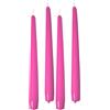 Cereria Di Giorgio 10 Candele coniche Ø 2,2 cm Altezza 25 cm - Candele Decorative per la casa - Colore Fucsia - Durata 7 Ore - Inodore - Cera vegana Naturale - Senza Olio di Palma - Made in Italy