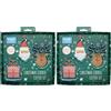 PME Set Tagliabiscotti Babbo Natale (Confezione da 2)