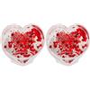 walther design Palline Glitter 9,1 x 6,5 cm Vetro Artistico GK250H (Confezione da 2)