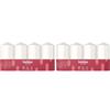 Bolsius - Set di 8 candele a colonna lisce bianche - 100 x 48 mm - Candele decorative - A lunga durata - Non profumate - Con cera vegetale naturale - Senza olio di palma