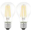 EGLO LED Lampadina E27 Giorno & Notte, Lampadina classica con sensore, Lampada LED con luce notturna, 6 Watt (equivale a 60 Watt), 806 Lumen, LED E27 luce calda, 3000 Kelvin, Lampadina LED A60, Ø 6 cm