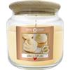 Cereria Di Giorgio - Candela in Giara di Vetro Profumata alla Vaniglia Cupcake - Fragranza Senza Allergeni - Diametro 10 cm Altezza 11 cm - Durata 80 Ore