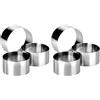 IBILI Clasica - Stampo ad Anello per Torte, Diametro 12 cm, Altezza 6 cm, 1 Pezzo (Confezione da 2)