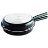 MGE World MGE - Girafrittata Ø 28 cm in Alluminio Antiaderente - Padella Doppia con Chiusura Sicura per Frittate, Calore Uniforme, Compatibile con Gas, Elettrico, Ceramica, Vetroceramica e Induzione