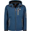 Geographical Norway Taxillusama_Men Softshell da Uomo, Grigio Scuro