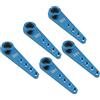 YijiaLink 5 pz Alluminio 25T Servo Horn 37mm M2.5 Thread Metallo 25 Denti Estensione Braccio Sterzo Compatibile con Futaba Savox Power HD HSP Servos RC Auto Truck