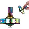LOQATIDIS Trottola in Metallo di Precisione, Perfettamente Bilanciata, Rotazione Liscio, Tempo di Rotazione Lungo, Facilmente Oltre 10 Minuti, Giocattolo EDC Portatile (M/Iridescente)