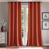 MIULEE Tende per interni Tende Trasparenti per Camera da Letto Finestra Moderne Tenda Salotto Soggiorno 2 Pannelli 140x245cm Rosso Mattone