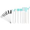 GZRXIOUS 18 PCS Set Spazzole Pulizia Piccole Spazzole per Pulire, Scovolino per Bottiglie, Spazzola Pulizia Fessure, Spazzole Multifunzione per Cucina Bagno Auto