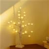 SALCAR Albero luminoso a LED per interni, 60 cm, luci a forma di albero di betulla, funzionamento USB/a batteria, 24 LED bianco caldo, decorazione natalizia per casa, feste, compleanni, matrimoni