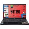 Acer Nitro Notebook Gaming, Cpu Intel Core i9 13900H, Ram 16Gb, SSD 512 Gb, Display 15,6 FHD IPS 180Hz, NVIDIA GeForce RTX 5050 8Gb GDDR7, Tastiera Retroilluminata, Win 11 Pro, Pronto all'uso