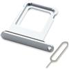 MMOBIEL Vassoio Porta Scheda SIM Compatibile con iPhone 15/15 Plus - Sostituzione Supporto Scheda SIM - Porta SIM - incl. Estrattore SIM e Anello di Gomma Impermeabile - Blu