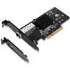 GigaPlus NIC PCI-E 10Gbe con controller 82599EN (X520-DA1), scheda di rete PCI-E SFP+ a porta singola 10Gb, adattatore LAN Ethernet PCI Express 10Gbps GiGaPlus, supporti Windows/Windows Server/VMware