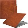 GOVTVA Custodia magnetica per Onyx Boox Tablet Note Max 13.3 / Boox Tab X C 13.3 Color Ultra-sottile leggera in pelle con fibbia magnetica penna, Auto Sleep/Wake e chiusura magnetica (marrone vintage)