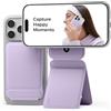 MOFT Treppiede Smartphone per iPhone Serie 16/15/14/13, Universale Invisibile Treppiede Supporto per Telefono con 3 Modalità per Self-Vlogging, Sfogliare, Macrofotografia, Videochiamata, Peonia