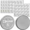 EEMB 100PACK CR2450 Batteria 3V al litio Batterie 2450 a bottone DL2450 ECR2450 BR2450 per orologi lampade da tè candele votive sistema di allarme portachiavi auto telecomando calcolatrici giocattoli