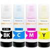 Amaprint Inchiostro compatibili con Epson 104 per EcoTank ET-4800 ET-2871 ET-2870 ET-2862 ET-2861 ET-2811 (4 Flaconi di Inchiostro da 4x70ml)