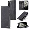 Sojlecyu Cover per Samsung Galaxy S22 5G Custodia, a Libro Portafoglio in Premium Pelle PU Porta Carte Flip Case Supporto Protezione Case Cover per Samsung Galaxy S22 5G, Nero