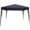 DEODATO Gazebo pieghevole 3x3 mt vida colore blu