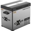 CROSS TOOLS Frigorifero portatile elettrico a doppia zona - Frigorifero portatile a compressore da 39 litri (potenza di raffreddamento fino a -20°C, per campeggio, auto, 65x37,5x42,7cm) ICEBOX 50 DUAL