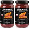 Agrisicilia +Protein Marmellata di Arancia Rossa Siciliana I.G.P. alta fonte di Proteine e senza zuccheri aggiunti con frutta di alta qualità vasetto da 240 grammi ottima per colazione e merenda