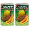 Aroy-D Mango Fette in Sciroppo 425 g (Confezione da 2)