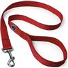 igadgitz home U7288 Guinzaglio per Cani Imbottito, Guinzaglio Cane con Maniglia Imbottita - Rosso - 122cm (1.22m)
