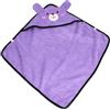 Qcwwy Asciugamano in Microfibra per Accappatoio per Animali Domestici, Morbido e Assorbente, Ad Asciugatura Rapida, per Cani di Piccola Taglia, Gatti e Cuccioli con Cappuccio (Purple)