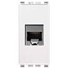 oniroview Presa RJ45 FTP schermato cat.6a compatibile Vimar Eikon 20339.14.B presa modulare 8 poli per cavi ethernet connessione a crimpare senza attrezzi, colore bianco