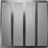 Vent Systems Griglia di ventilazione zincata con zanzariera, 400 x 400 mm Applicazioni impiantistica riscaldamento, raffreddamento e ventilazione Griglia di ventilazione per interno ed esterno