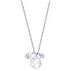 Brosway Collana Donna in Acciaio e Cristalli con Simbolo Mondo | Collezione Chakra - BHKN057