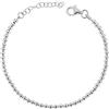 Remo Gammella Bracciale Uomo Donna Sfere Argento 925, Bracciale Pallini Argento Sterling Silver da 2 a 8 mm Bracciale Palline Misura Regolabile 17-21.5 cm (3)