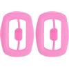 Fyearfly Divaricatore per guance in silicone, 2 pezzi, riutilizzabile, portatile, per ispezione orale, paradenti e sbiancamento dei denti (rosa)