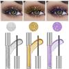 EONFAVE 3 Colori Liquido Glitter Mascara Set per Ciglia, Mascara Voluminoso Argento & Oro & Viola