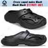 Crocs caged mules nero nero nero 211907-001 taglia unisex