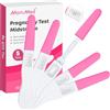 MOMMED Test di gravidanza, 6 X confezionati singolarmente HCG Test, Sensibilità HCG di 25 mIU (25 Ng/L), Pregnancy Test, Rilevamento rapido in 3 minuti, 6 confezioni
