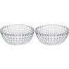 Guzzini - Tiffany, Contenitore in Plastica Riciclata, Ciotola L - Trasparente, Ø 25 x h11 cm | 3000 cc - 21382500 (Confezione da 2)