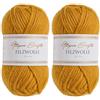 Utopia Crafts 100% lana vergine 50 g (oro) (Confezione da 2)