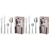 Amefa 903629 af20 C40 Havane Jungle Servizio di Posate 24 Pezzi - Cofanetto 6 Persone, Acciaio Inox, Finitura Lucida, 13,7 x 7 x 26 cm (Confezione da 2)