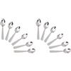 KitchenCraft Kitchen Craft Deluxe Set 6 cucchiaini da tè in acciaio INOX (Confezione da 2)