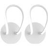 RL LIVE YOUR LIGHT Reality, Applique, Bologna incl. 1 x LED,SMD,11,5 Watt,4000K,1300 Lm. Plastica, Bianco, Finitura: Metallo, bianco opaco L:15,0cm, A:26,0cm, P:15,0cm Dimmerabile tramite interrutto,4000K