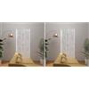 Soleil d'ocre Louane Tenda in voile per porta finestra, da 70 x 200 cm (Confezione da 2)