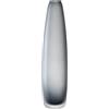 Leonardo Bellagio 036453 - Vaso alto e sottile, realizzato a mano, altezza 46 cm, diametro 10 cm, colore: Antracite